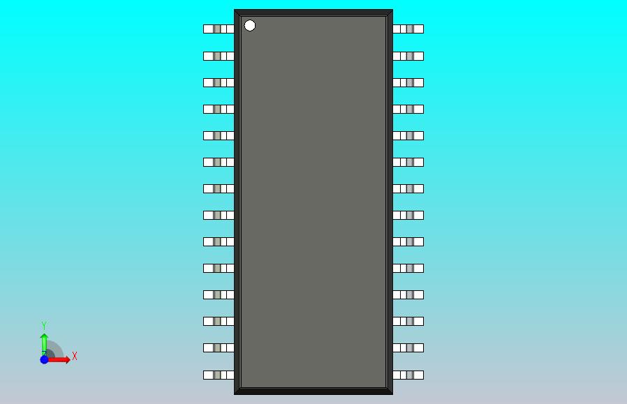 106x SOIC 封装（小外形集成电路）SOIC127P1047X264-28N