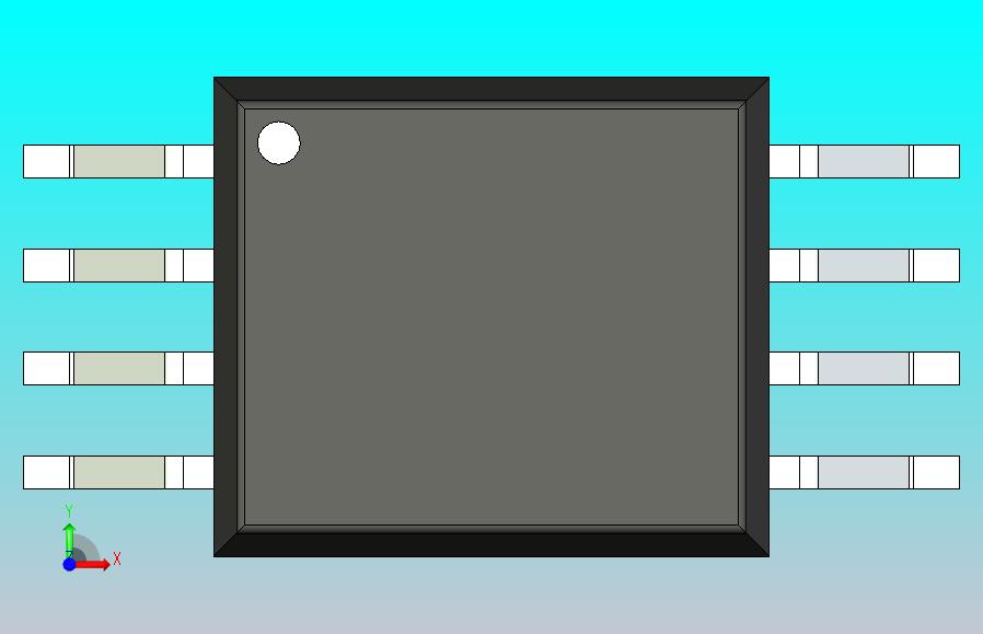 106x SOIC 封装（小外形集成电路）SOIC127P1150X320-8N