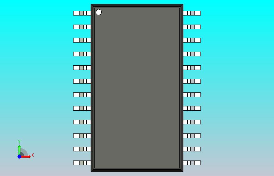 106x SOIC 封装（小外形集成电路）SOIC127P1180X250-24N