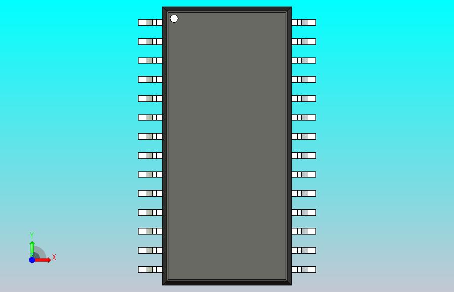 106x SOIC 封装（小外形集成电路）SOIC127P1180X275-28N