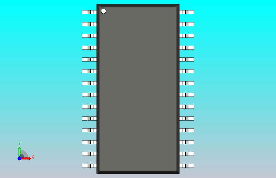 106x SOIC 封装（小外形集成电路）SOIC127P1194X253-28N