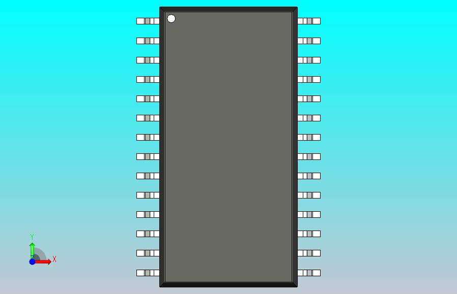 106x SOIC 封装（小外形集成电路）SOIC127P1199X264-28N