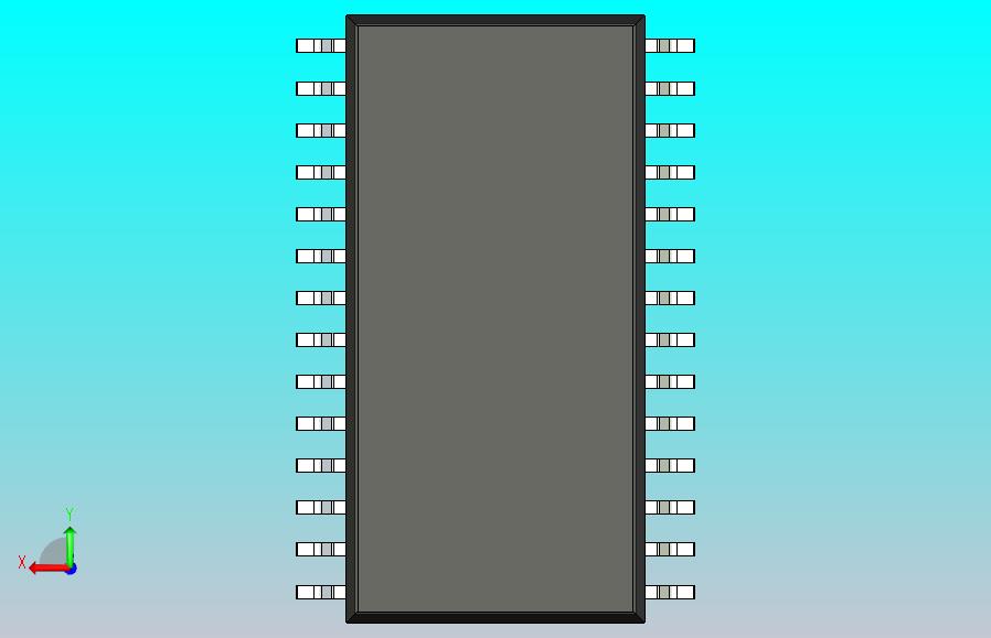 106x SOIC 封装（小外形集成电路）SOIC127P1199X264-28N