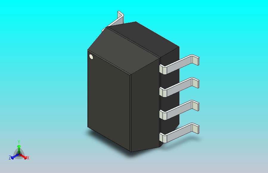 106x SOIC 封装（小外形集成电路）SOIC254P1035X635-8N