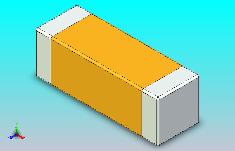 片式电容器封装 （SMD）CAPC3813X130N