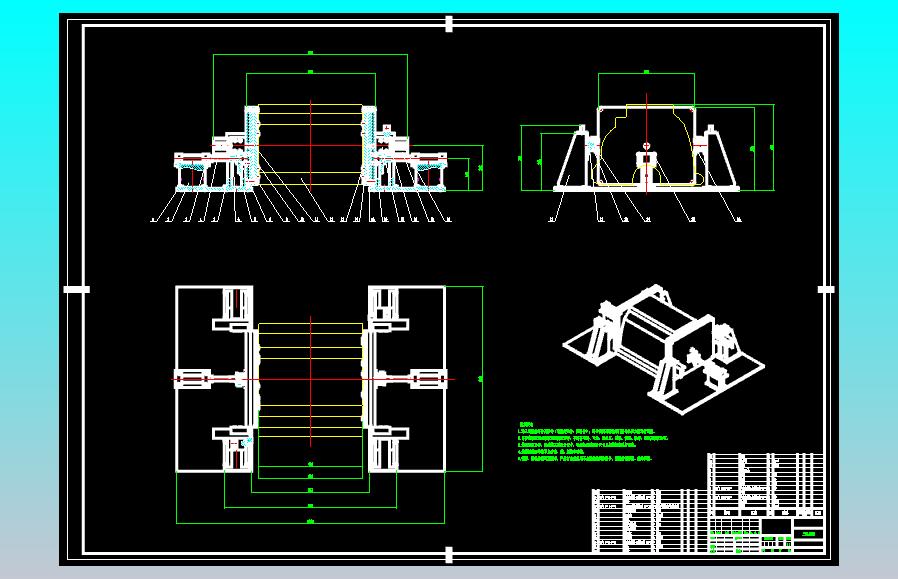 箱体检测装置CAD