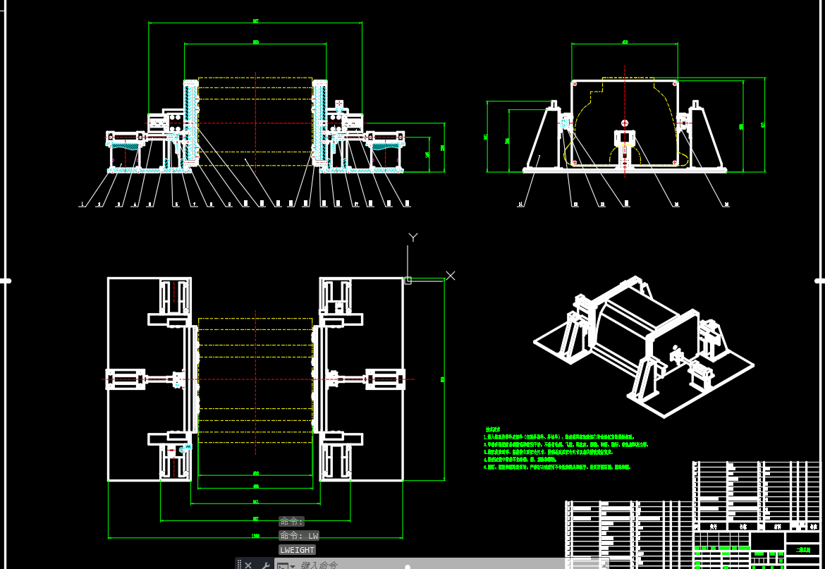 箱体检测装置CAD