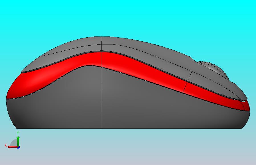 solidworks中的三维鼠标设计