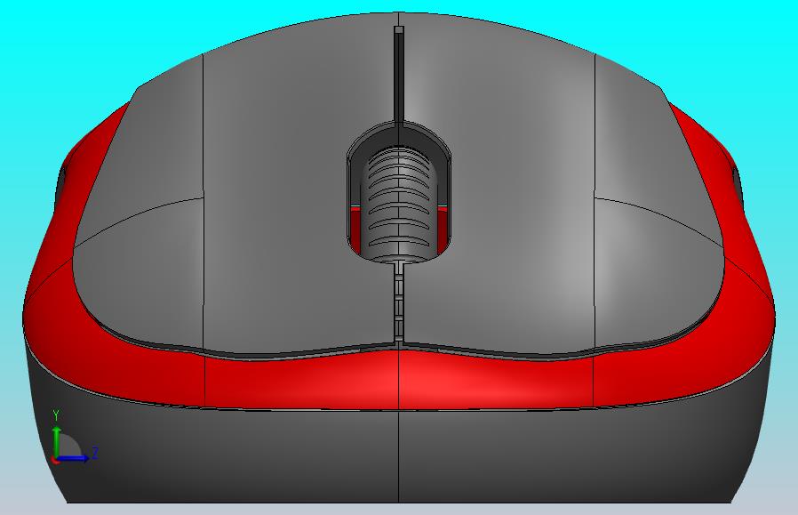 solidworks中的三维鼠标设计