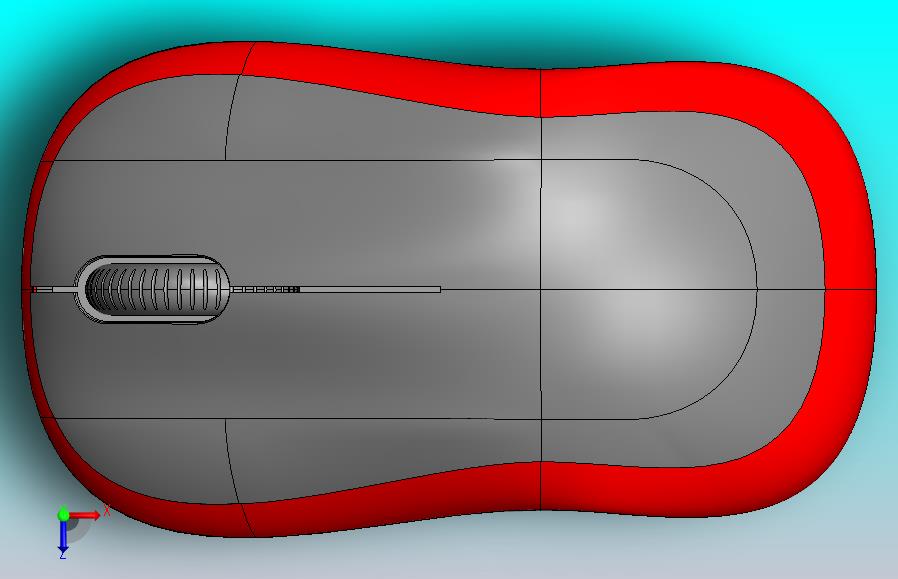 solidworks中的三维鼠标设计