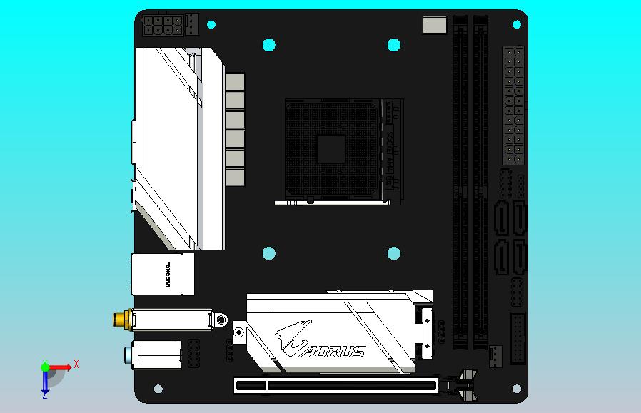 技嘉aorus b450i pro wifi itx