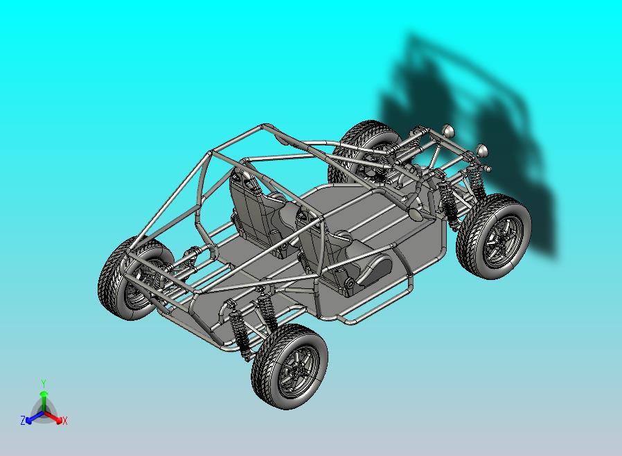 越野车框架设计