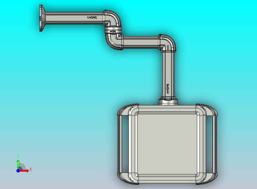 向上固定底座+中间连接器+转角+箱体连接器+控制箱.STEP