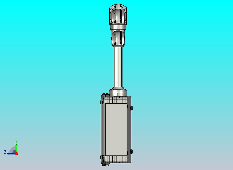 向上固定底座+中间连接器+转角+箱体连接器+控制箱.STEP