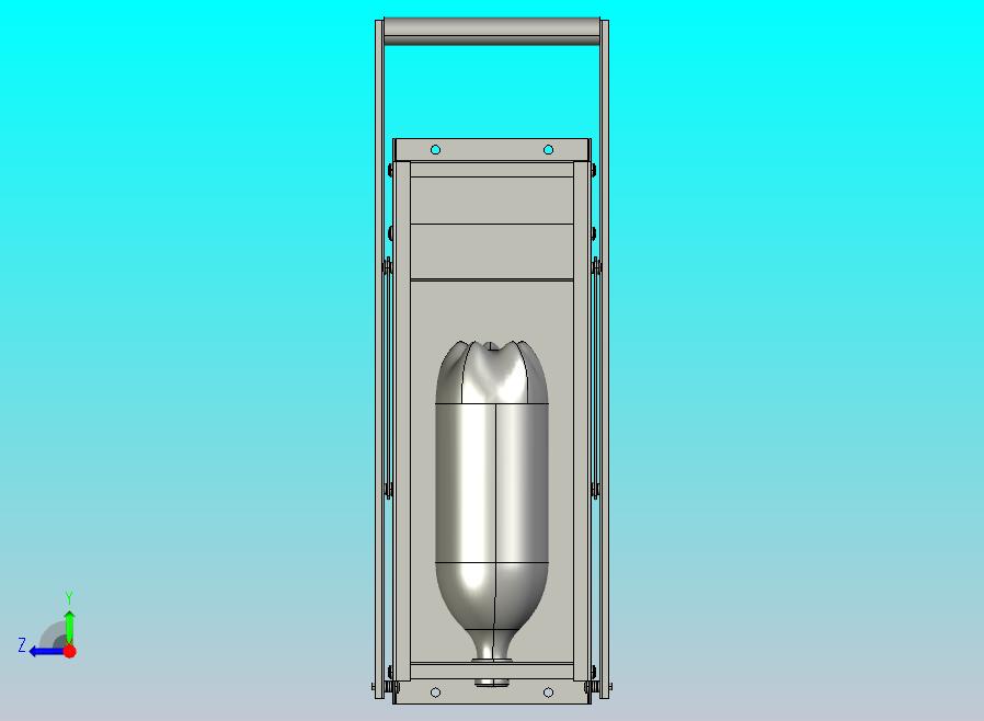 瓶子粉碎机bottle-crusher-模型格式为 stp