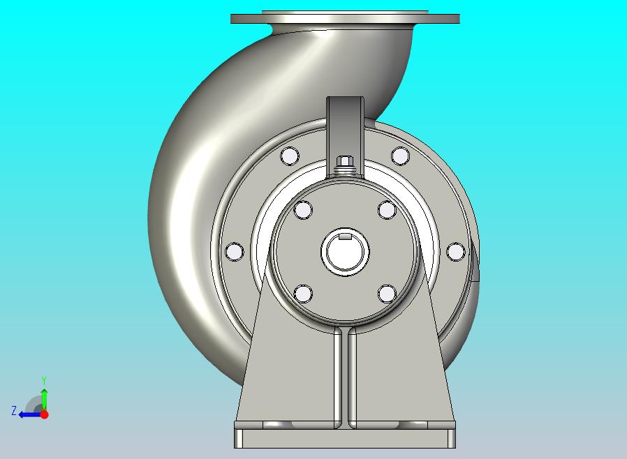 离心式水泵3D模型