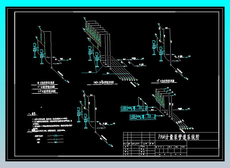 PAM计量泵管道系统图