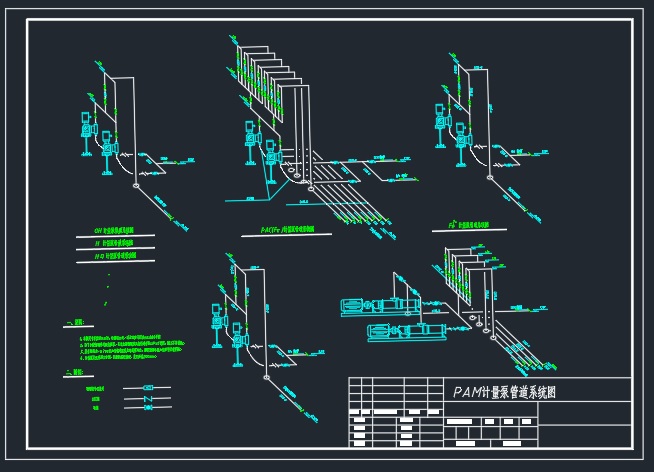 PAM计量泵管道系统图