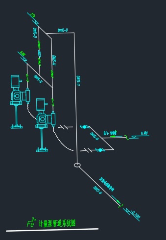 PAM计量泵管道系统图