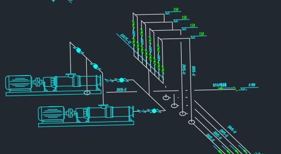 PAM计量泵管道系统图