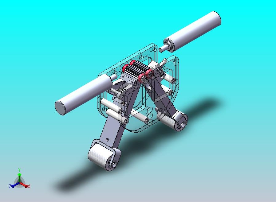 按摩器模型三维+二维