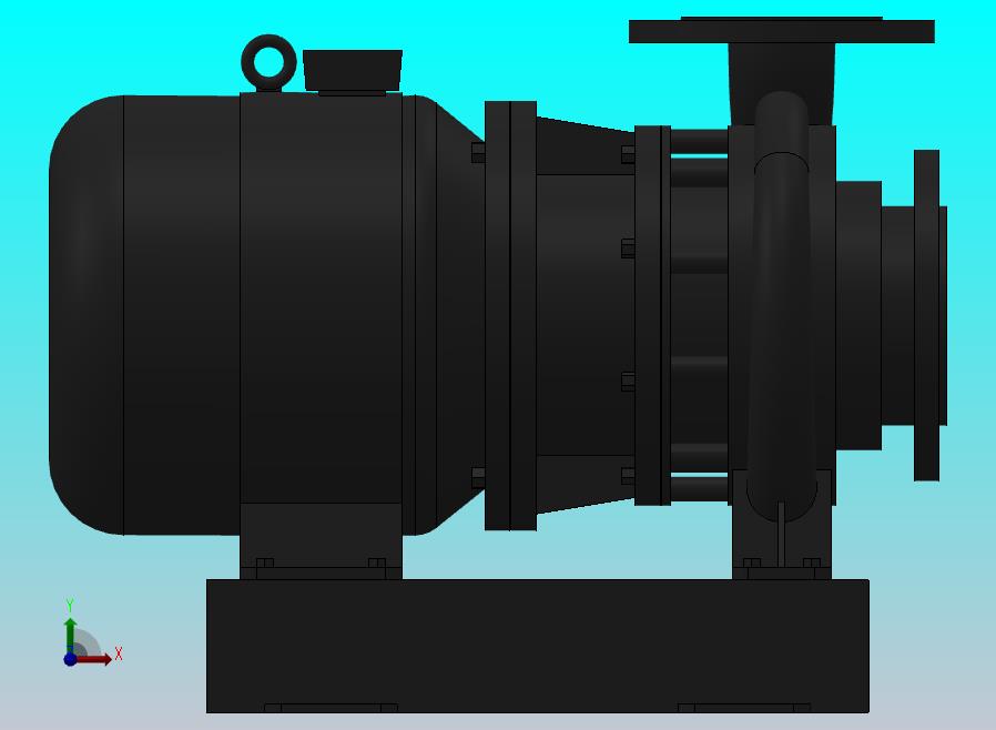 南方泵NIS，NISF泵外形（80-65-160）1.5kW-4极