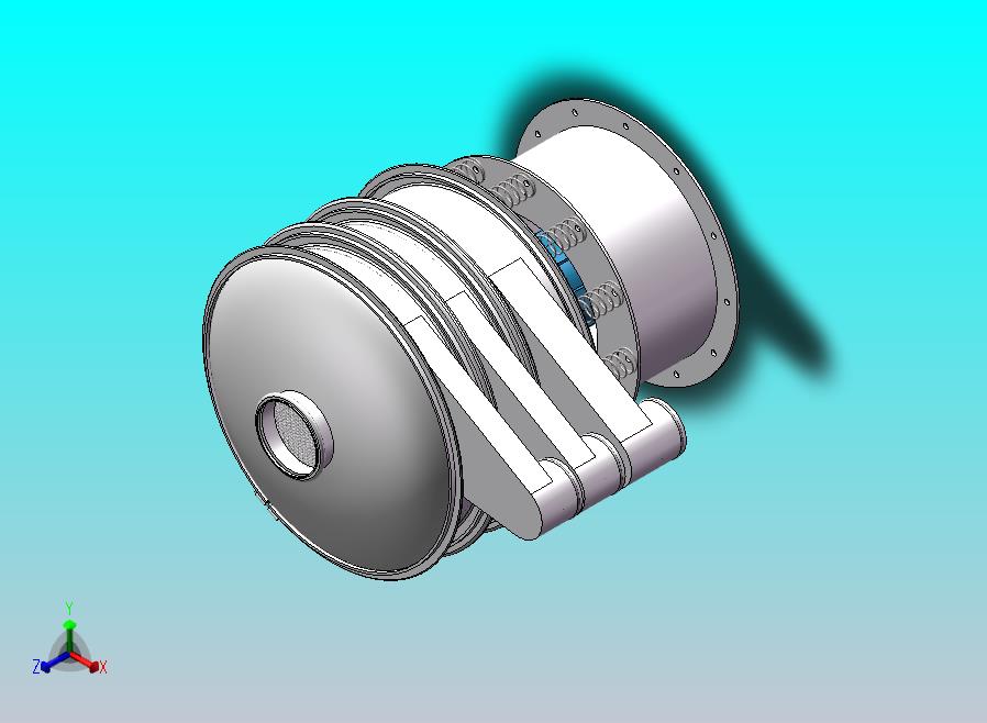 旋振筛3D模型