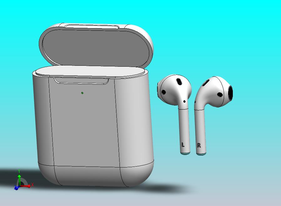 在solidworks 14中制作airpods