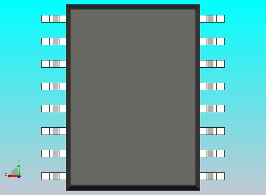 106x SOIC 封装（小外形集成电路）SOIC127P1034X267-16N