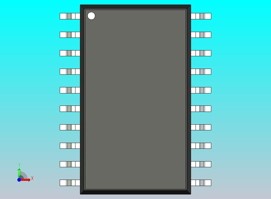 106x SOIC 封装（小外形集成电路）SOIC127P1034X267-20N