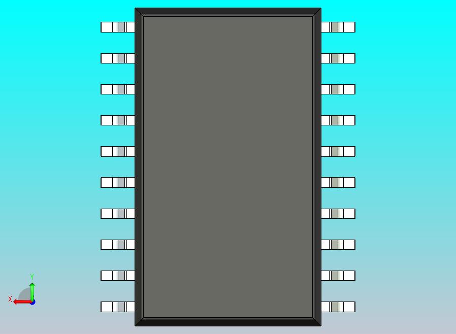 106x SOIC 封装（小外形集成电路）SOIC127P1034X267-20N