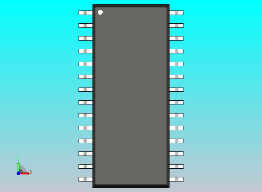 106x SOIC 封装（小外形集成电路）SOIC127P1034X267-28N