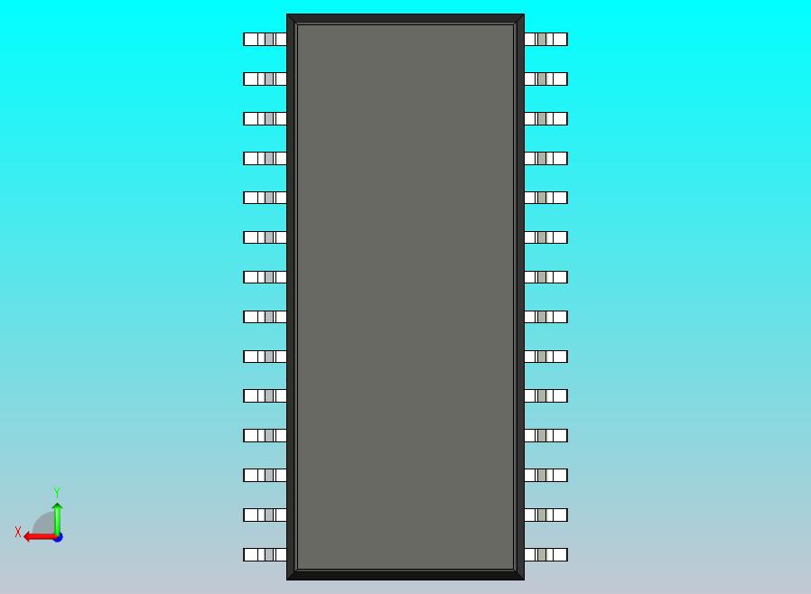 106x SOIC 封装（小外形集成电路）SOIC127P1034X267-28N