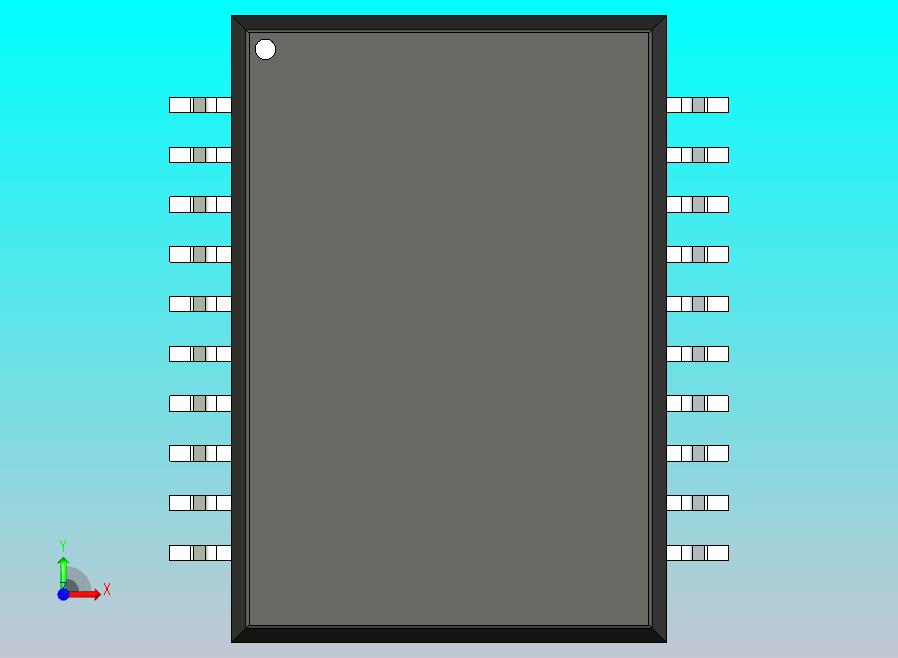 106x SOIC 封装（小外形集成电路）SOIC127P1420X360-20N