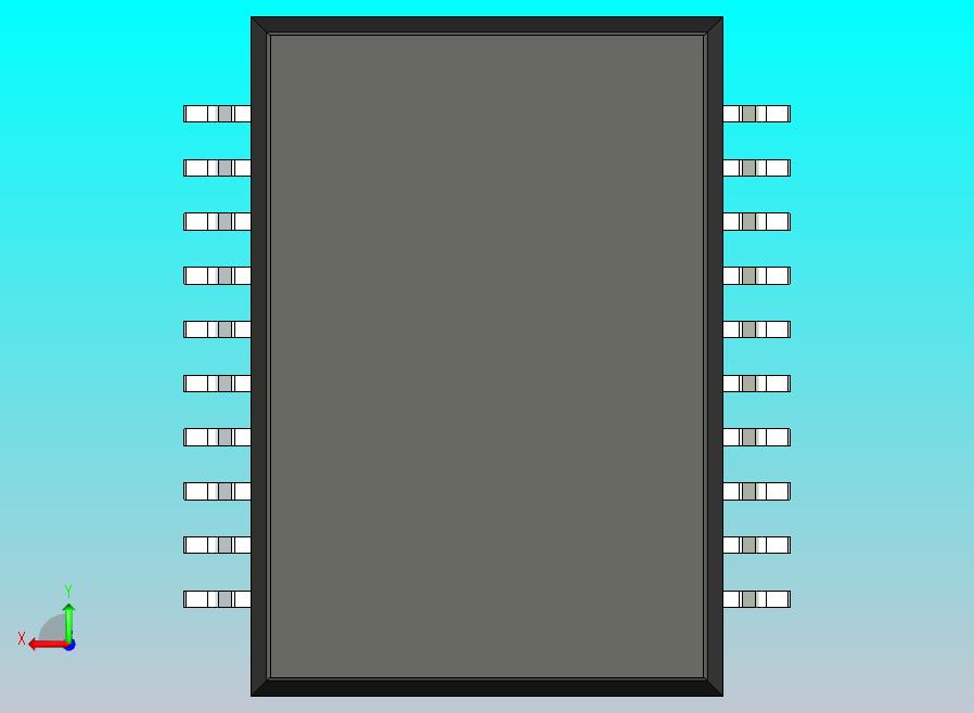 106x SOIC 封装（小外形集成电路）SOIC127P1420X360-20N