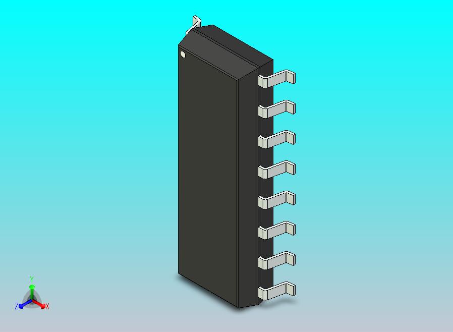 106x SOIC 封装（小外形集成电路）SOIC254P1016X350-16N