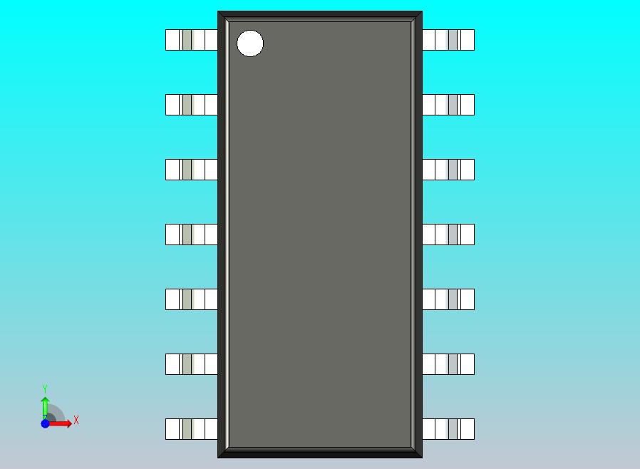 106x SOIC 封装（小外形集成电路）SOIC127P600X145-14N