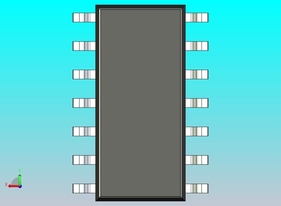 106x SOIC 封装（小外形集成电路）SOIC127P600X145-14N