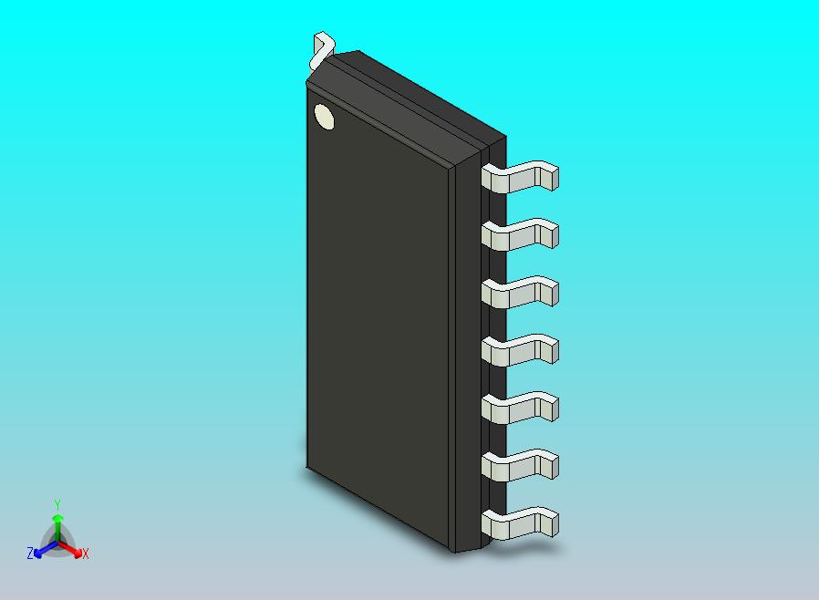 106x SOIC 封装（小外形集成电路）SOIC127P600X145-14N