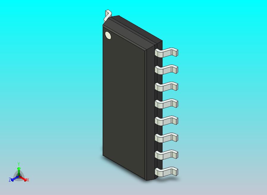 106x SOIC 封装（小外形集成电路）SOIC127P600X150-16N