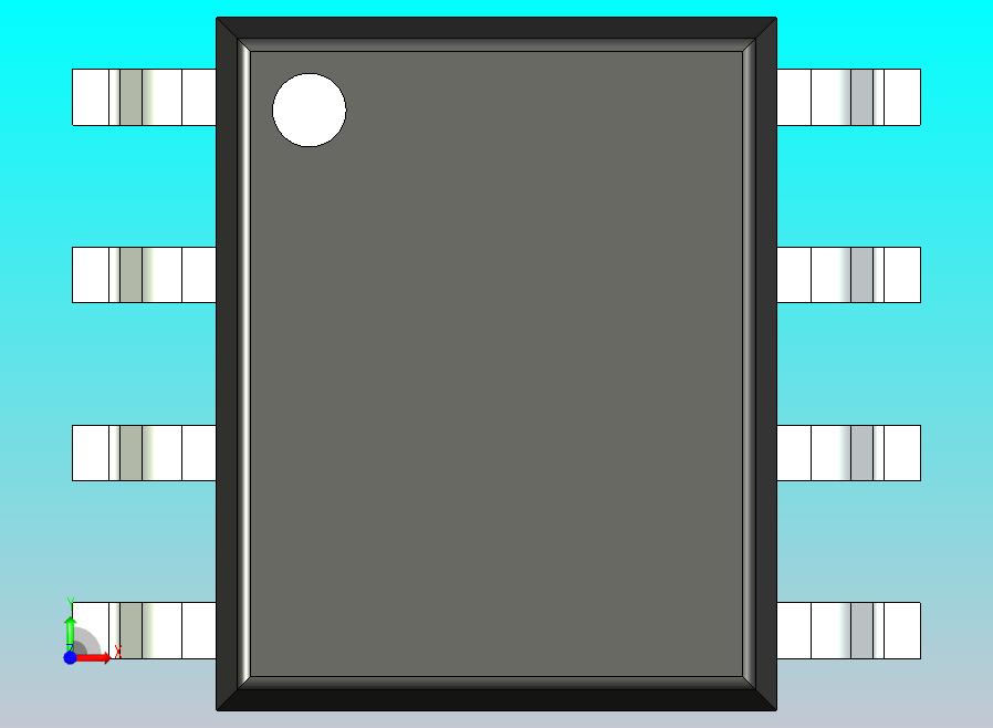 106x SOIC 封装（小外形集成电路）SOIC127P600X173-8N