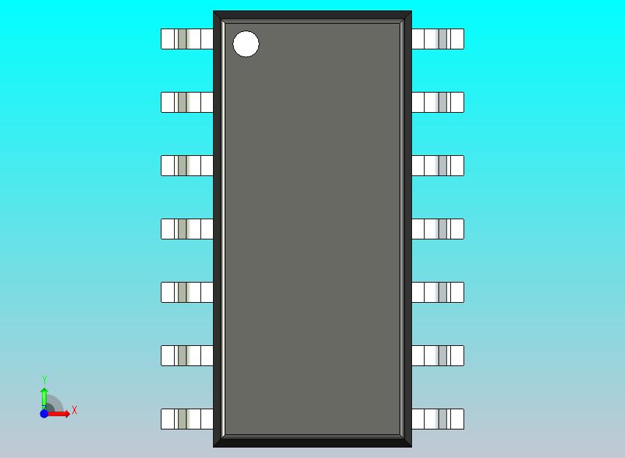 106x SOIC 封装（小外形集成电路）SOIC127P600X173-14N