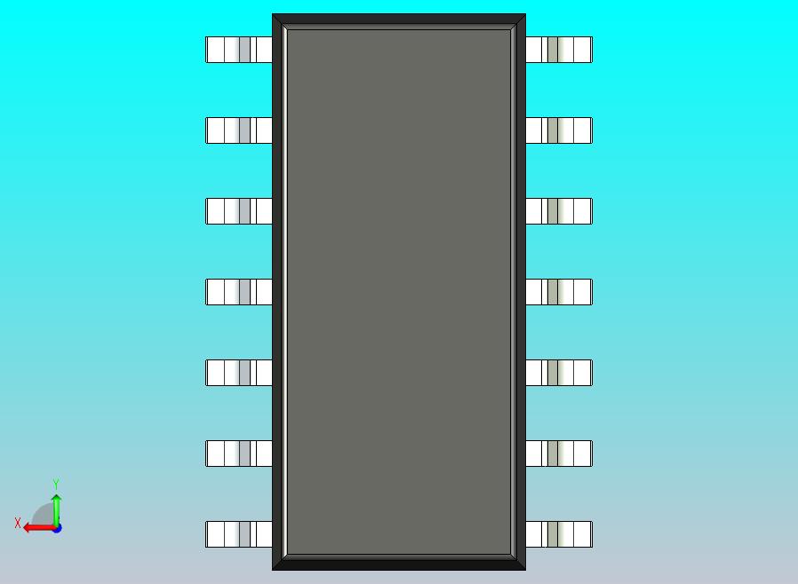 106x SOIC 封装（小外形集成电路）SOIC127P600X173-14N