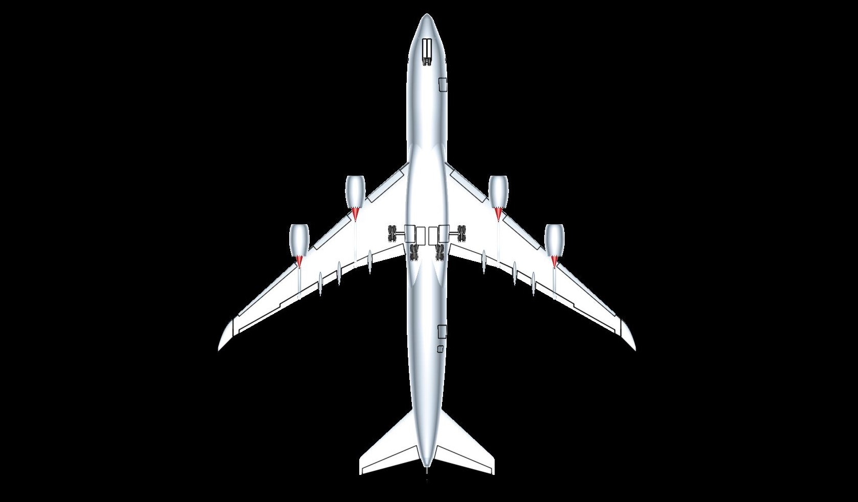 747-8F货机实体装配模型