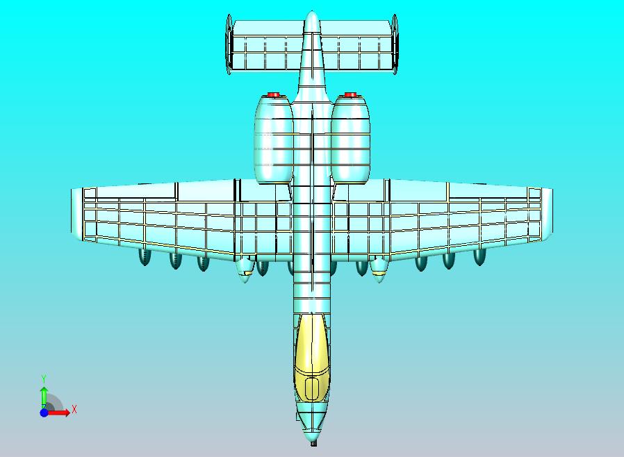 美国空军A-10A攻击机固体总成