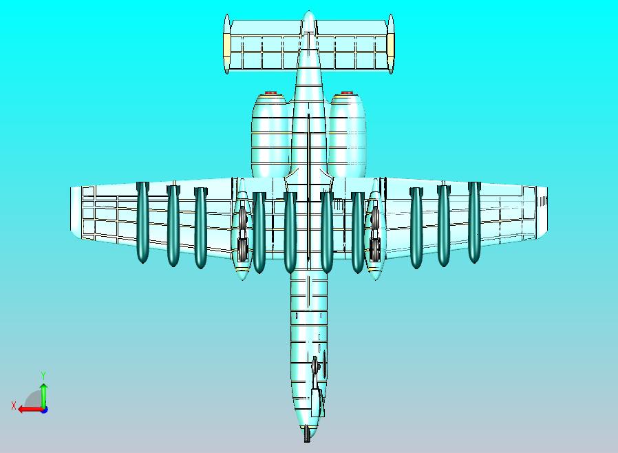 美国空军A-10A攻击机固体总成