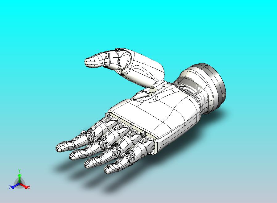 仿人五指灵巧手-右手