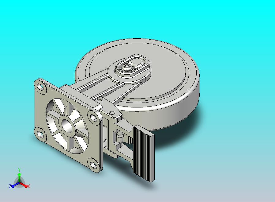 福马脚轮GDC-125-FLANGE