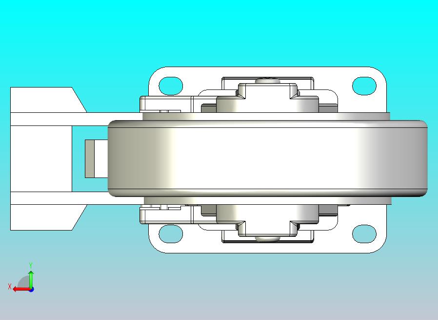 福马脚轮GDC-125-FLANGE