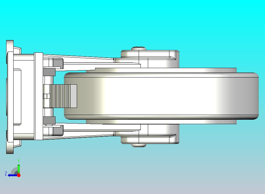 福马脚轮GDC-125-FLANGE